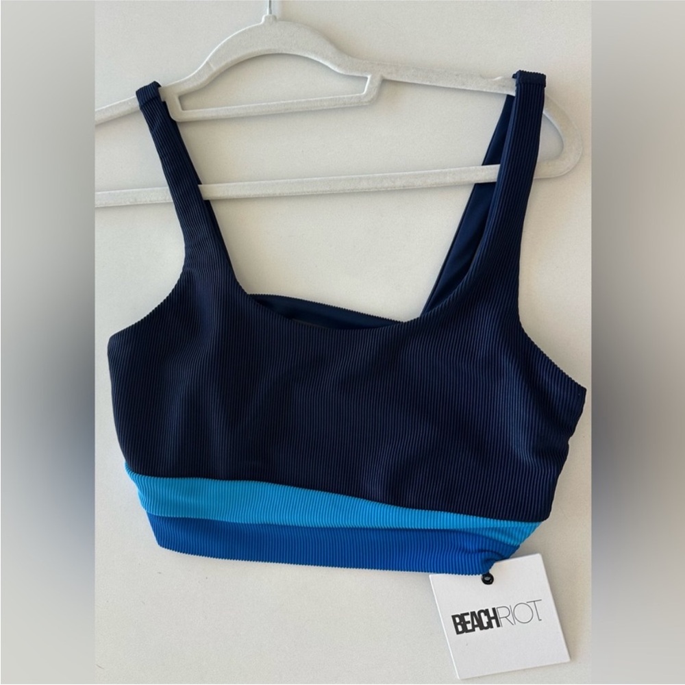 Beach Riot Navy Colorblock Set - Picture 6 of 6